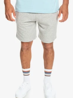 Quiksilver Essentials Sweat Shorts Light Grey Heather Clearance