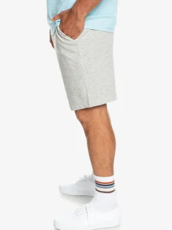 Quiksilver Essentials Sweat Shorts Light Grey Heather Clearance