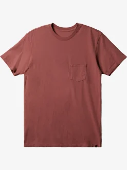 Quiksilver Everyday Pocket T-Shirt Marsala Clearance
