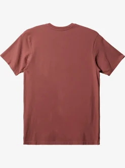 Quiksilver Everyday Pocket T-Shirt Marsala Clearance