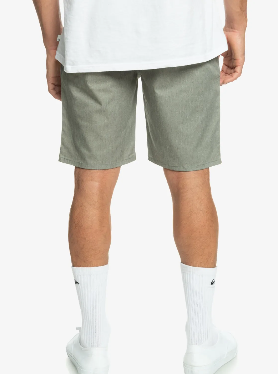 Quiksilver Everyday Union Stretch Chino 20" Shorts Light Grey Heather Shop