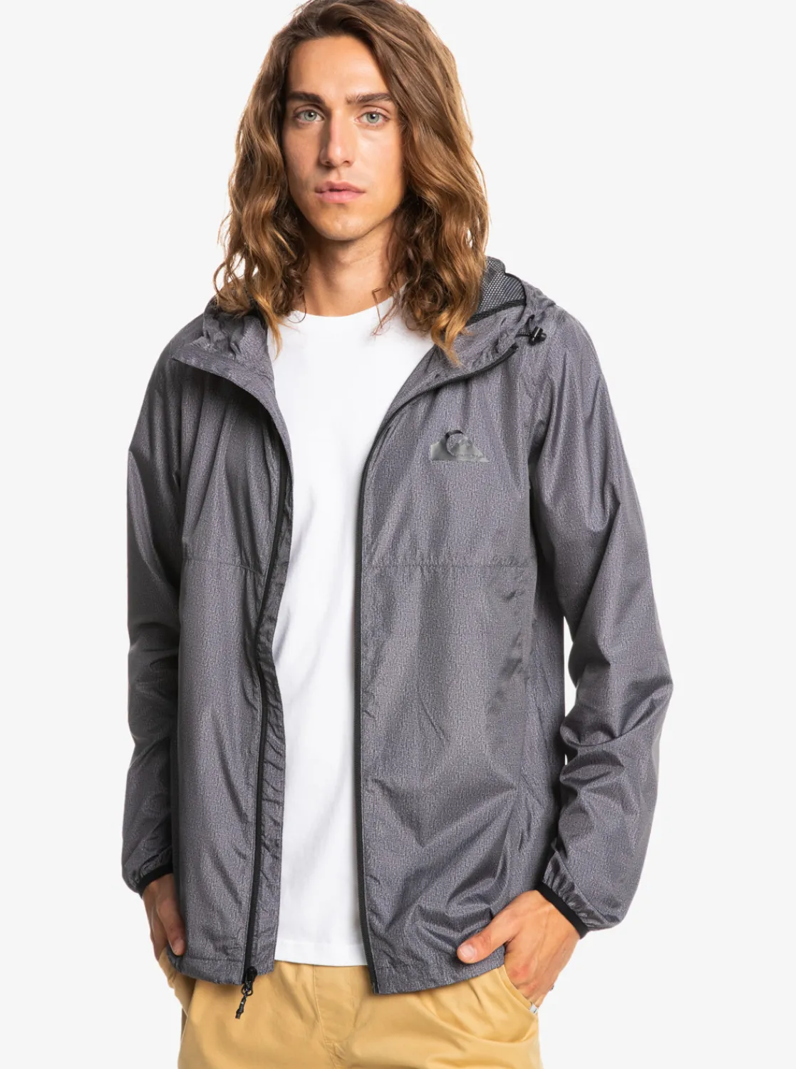 Quiksilver Everyday Windbreaker Jacket Dark Grey Heather Online