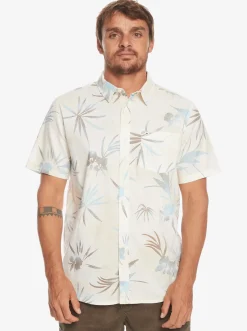 Quiksilver Fade Out Short Sleeve Shirt Birch Fade Out Outlet