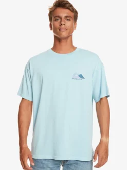 Quiksilver Fading Sun T-Shirt Clear Sky New