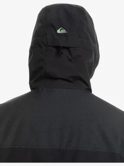 Quiksilver Fairbanks Technical Snow Jacket True Black Flash Sale