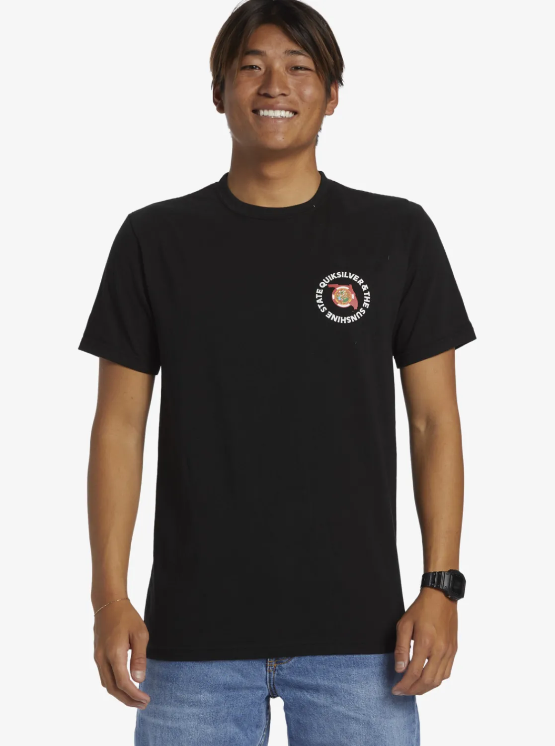 Quiksilver Fl Flag Days T-Shirt Black Hot