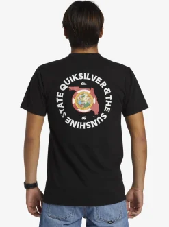 Quiksilver Fl Flag Days T-Shirt Black Hot