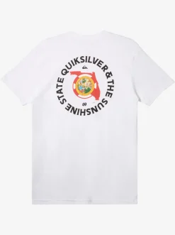 Quiksilver Fl Flag Days T-Shirt White New