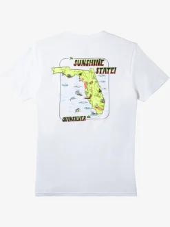 Quiksilver Fl Southern Fun T-Shirt White Best Sale