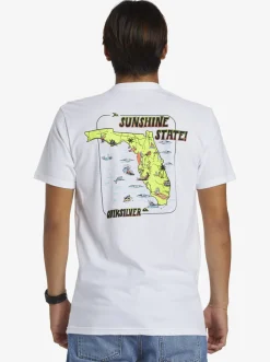 Quiksilver Fl Southern Fun T-Shirt White Best Sale