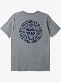 Quiksilver Full Circle T-Shirt Medium Grey Heather Fashion