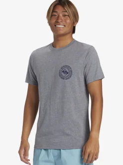 Quiksilver Full Circle T-Shirt Medium Grey Heather Fashion