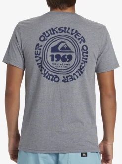 Quiksilver Full Circle T-Shirt Medium Grey Heather Fashion
