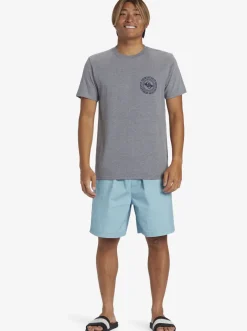 Quiksilver Full Circle T-Shirt Medium Grey Heather Fashion