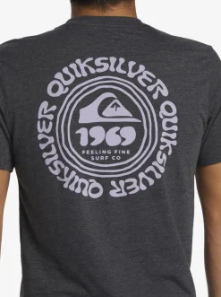 Quiksilver Full Circle T-Shirt Charcoal Heather Outlet