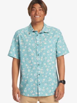 Quiksilver Future Hippie Short Sleeve Woven Shirt Reef Waters Future Hippy Online