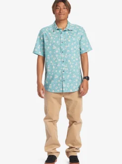 Quiksilver Future Hippie Short Sleeve Woven Shirt Reef Waters Future Hippy Online
