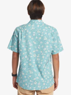 Quiksilver Future Hippie Short Sleeve Woven Shirt Reef Waters Future Hippy Online