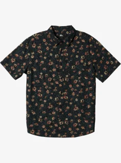 Quiksilver Future Hippie Short Sleeve Woven Shirt Black Future Hippy Best Sale