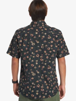 Quiksilver Future Hippie Short Sleeve Woven Shirt Black Future Hippy Best Sale