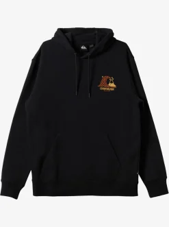 Quiksilver Generator Pullover Fleece Crew Neck Sweatshirt Black New