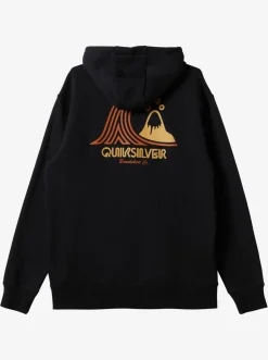 Quiksilver Generator Pullover Fleece Crew Neck Sweatshirt Black New