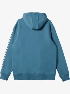 Quiksilver Generator Pullover Fleece Crew Neck Sweatshirt Aegean Blue Cheap