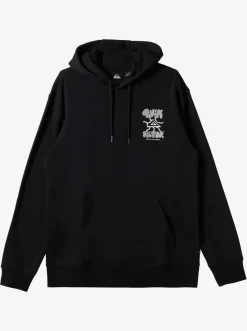 Quiksilver Global Force Fleece Crew Neck Sweatshirt Black Discount