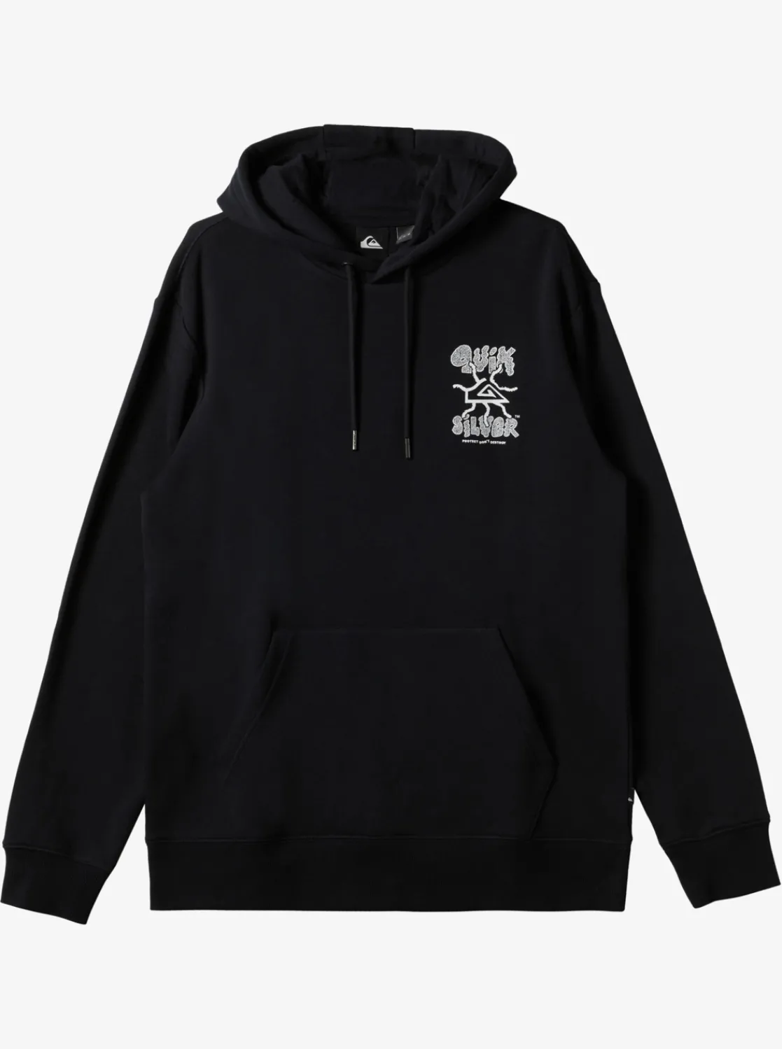 Quiksilver Global Force Fleece Crew Neck Sweatshirt Black Discount