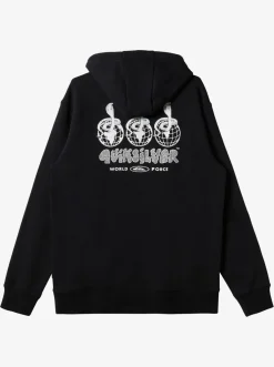 Quiksilver Global Force Fleece Crew Neck Sweatshirt Black Discount