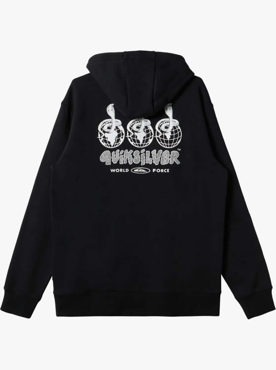 Quiksilver Global Force Fleece Crew Neck Sweatshirt Black Discount