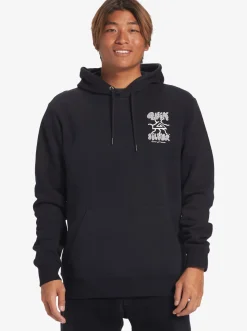 Quiksilver Global Force Fleece Crew Neck Sweatshirt Black Discount