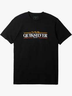 Quiksilver Gradient Lines T-Shirt Black Sale