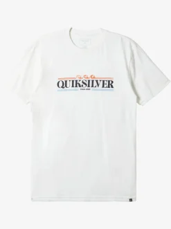 Quiksilver Gradient Lines T-Shirt White Best Sale