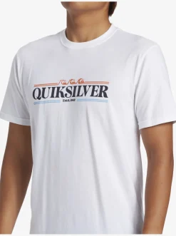 Quiksilver Gradient Lines T-Shirt White Best Sale