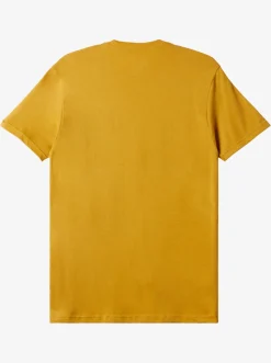 Quiksilver Gradient Lines T-Shirt Mustard New