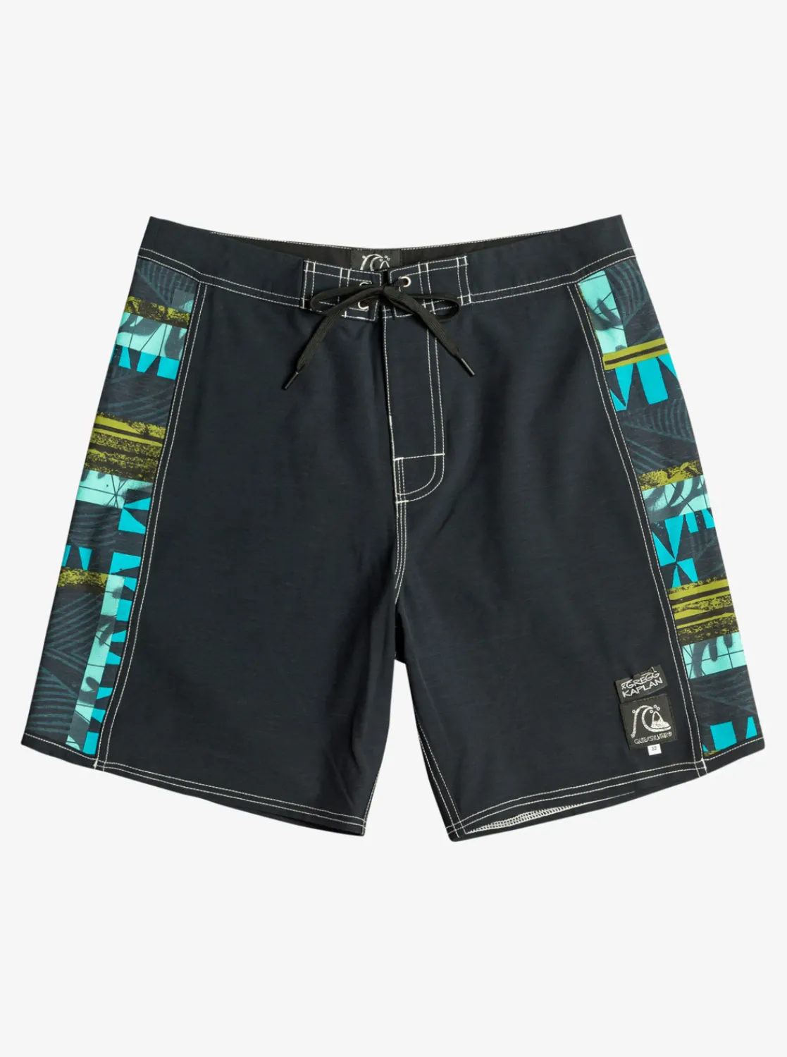 Quiksilver Gregg Kaplan Blank Canvas Arch 18" Boardshorts Black Outlet