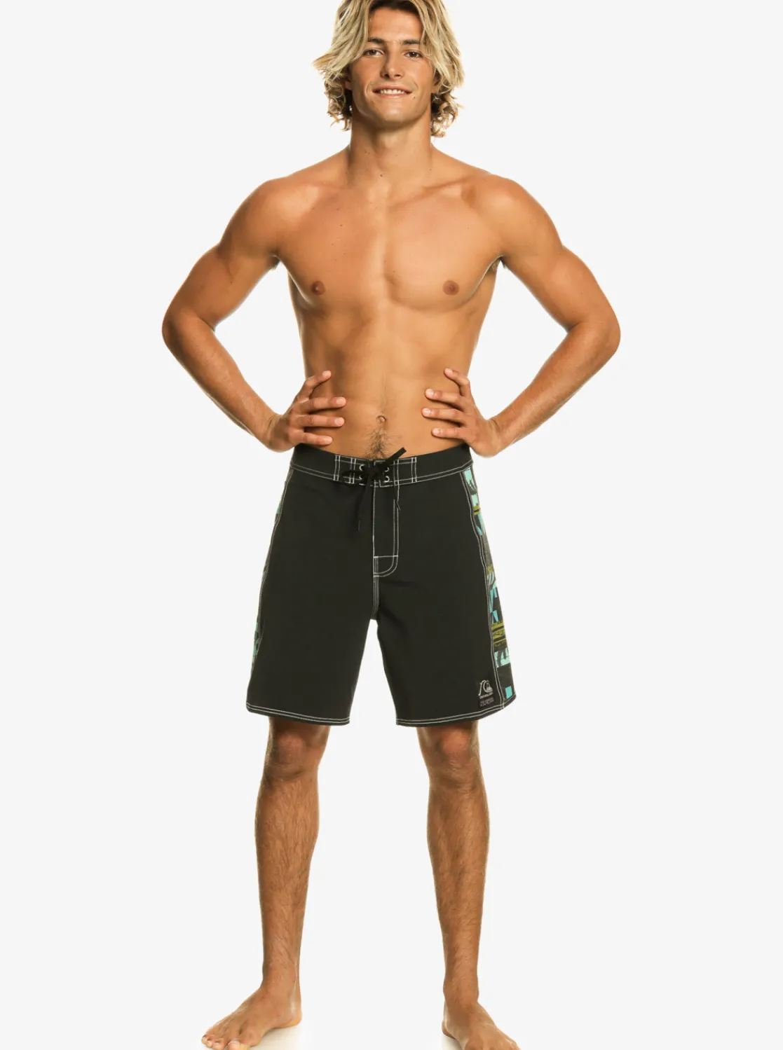 Quiksilver Gregg Kaplan Blank Canvas Arch 18" Boardshorts Black Outlet