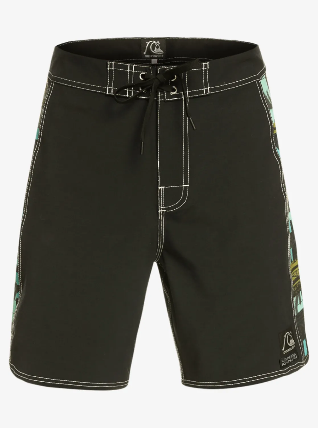 Quiksilver Gregg Kaplan Blank Canvas Arch 18" Boardshorts Black Outlet