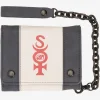 Quiksilver Grunge Sponge Tri-Fold Chain Wallet Phantom Sale