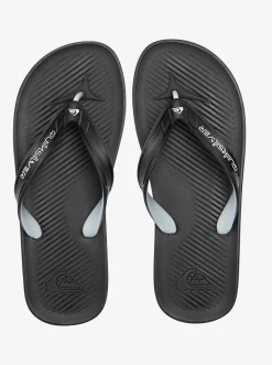 Quiksilver Haleiwa Core Flip-Flops Black 1 Clearance