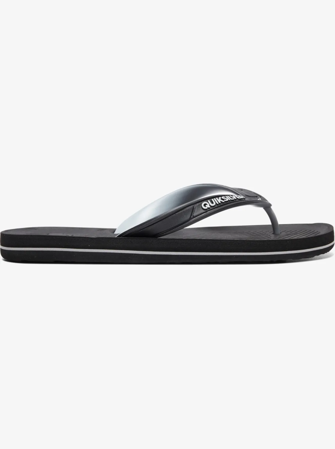 Quiksilver Haleiwa Flip-Flops Black/Grey/Black New