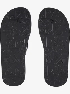 Quiksilver Haleiwa Flip-Flops Solid Black Store