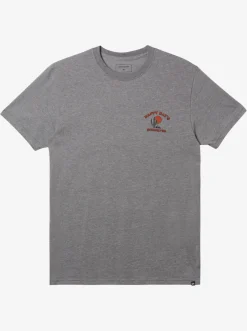Quiksilver Happy Days Mod T-Shirt Medium Grey Heather Clearance
