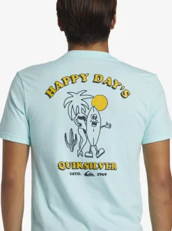 Quiksilver Happy Days Mod T-Shirt Beach Glass Heather Online