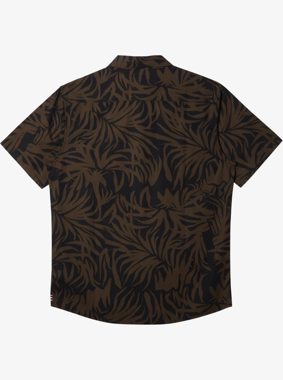 Quiksilver Hawaii Foliage Woven Hawaiian Shirt Tarmac Best