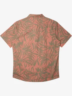Quiksilver Hawaii Foliage Woven Hawaiian Shirt Canyon Clay Cheap