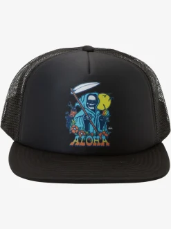 Quiksilver Hawaii Ice Cold Trucker Hat Black Best