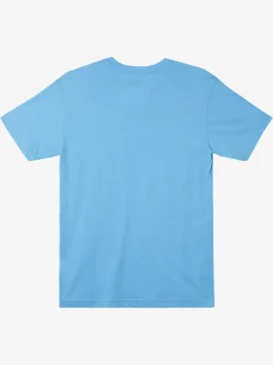Quiksilver Hawaii Palm And Skull T-Shirt Azure Blue Best Sale