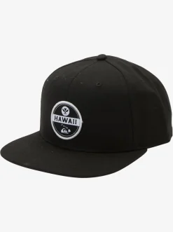 Quiksilver Hawaii Rooted Snapback Hat Black Store